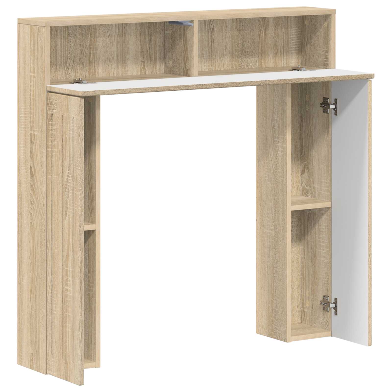 Haardomlijsting Sonoma 102 x 18 x 100,5 cm Bewerkt hout image 5