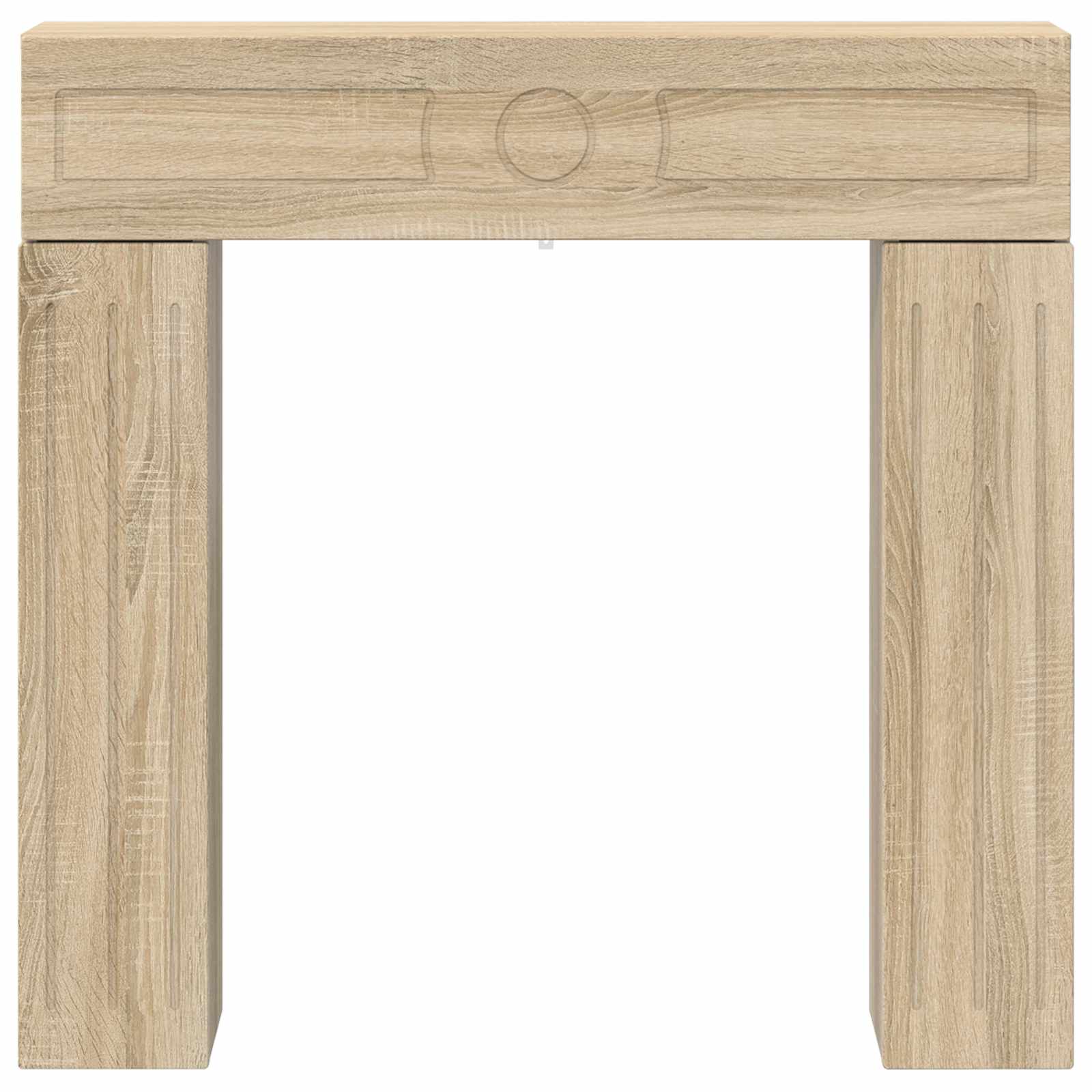 Haardomlijsting Sonoma 102 x 18 x 100,5 cm Bewerkt hout image 6
