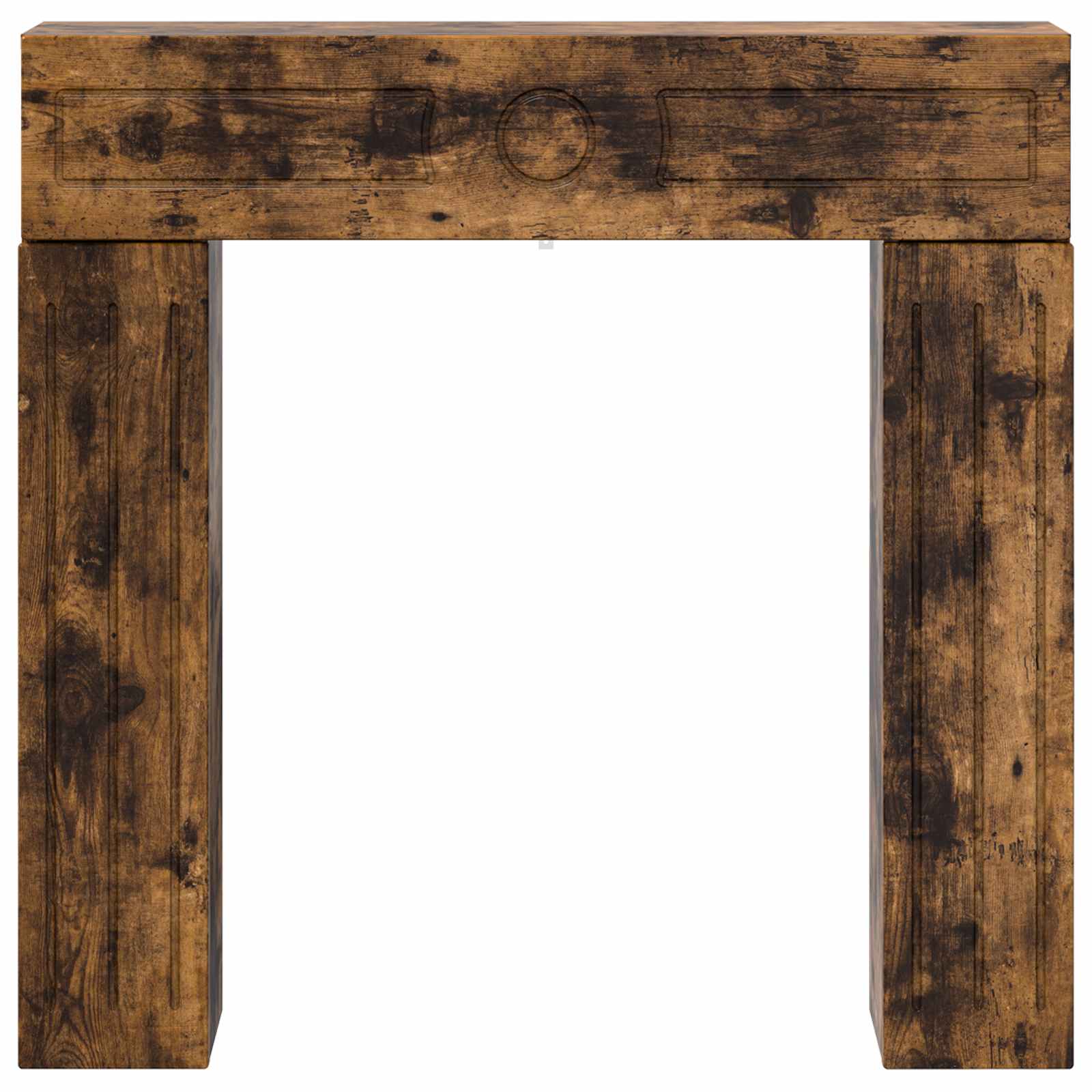 Haardomlijsting Gerookt eiken 102 x 18 x 100,5 cm Bewerkt hout image 6