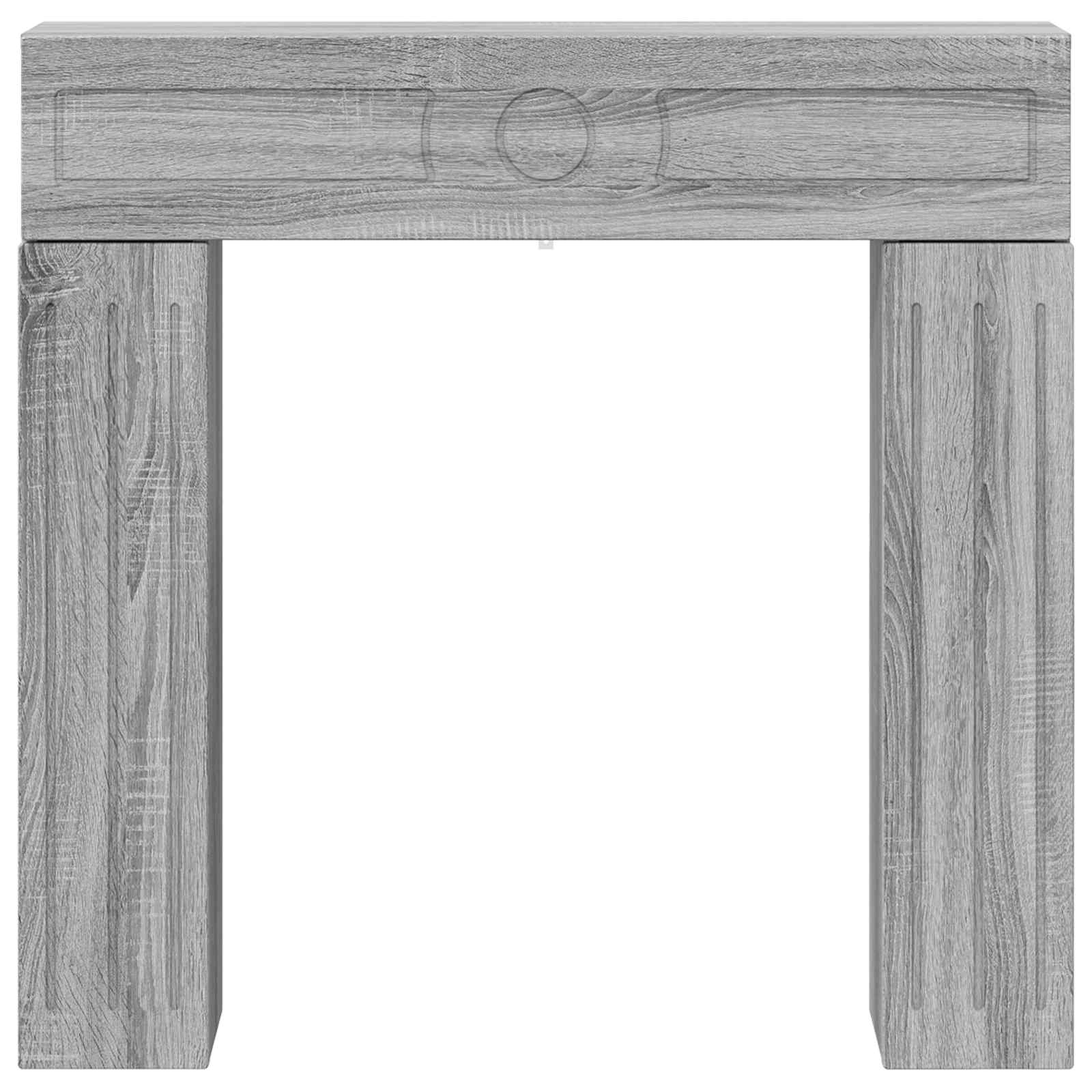 Haardomlijsting Grijs Sonoma 102 x 18 x 100,5 cm Bewerkt hout image 6