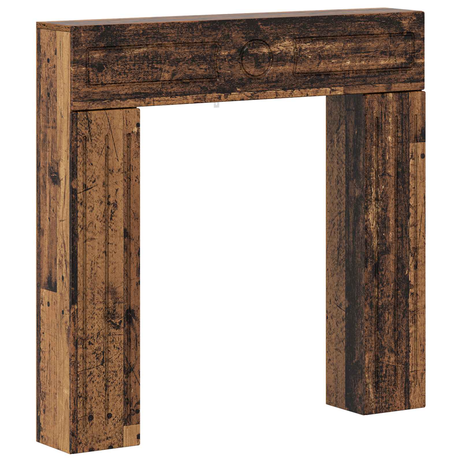 Haardomlijsting Oud hout 102 x 18 x 100,5 cm Bewerkt hout image 2