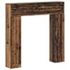 vidaXL Kamina raam Vana puit 102 x 18 x 100,5 cm Tehispuit