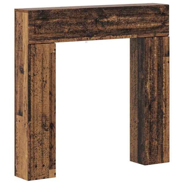 vidaXL Kamina raam Vana puit 102 x 18 x 100,5 cm Tehispuit