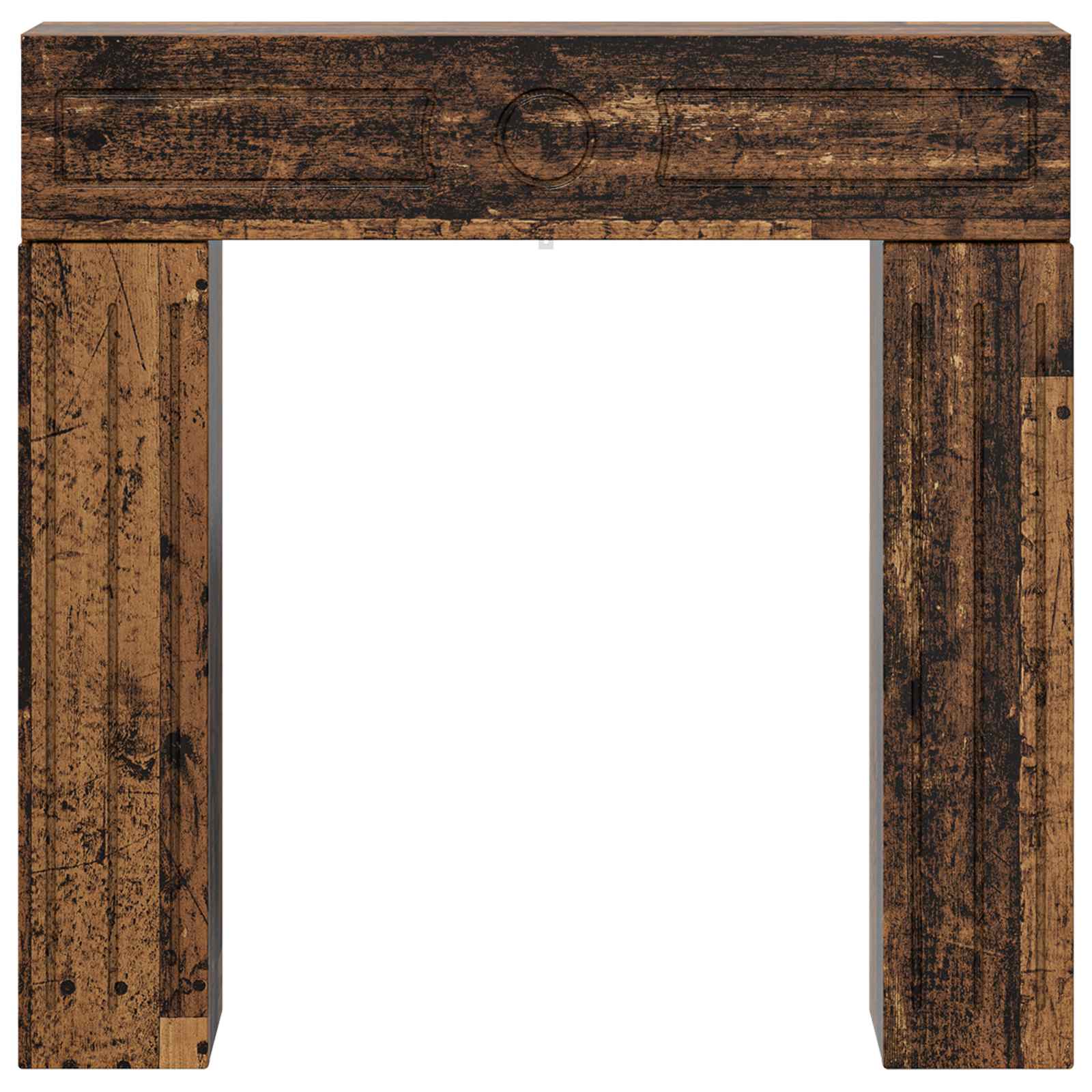 Haardomlijsting Oud hout 102 x 18 x 100,5 cm Bewerkt hout image 6