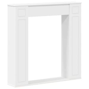 vidaXL Kamina raam Valge 100 x 20 x 100 cm Tehispuit