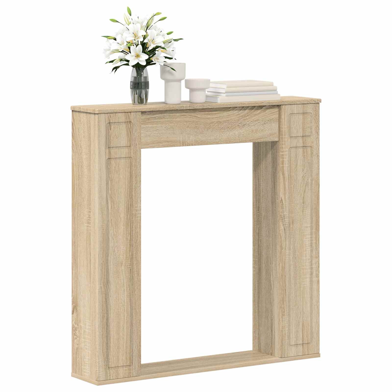 Haardomlijsting Sonoma 100 x 20 x 100 cm Bewerkt hout image 3