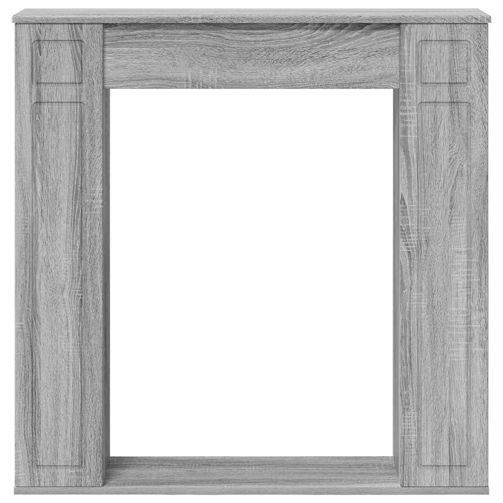 Haardomlijsting Grijs Sonoma 100 x 20 x 100 cm Bewerkt hout image 4