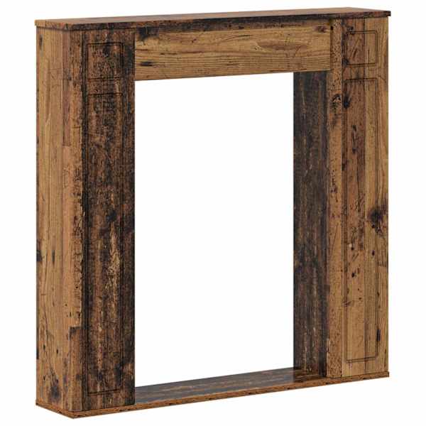 vidaXL Kamina raam Vana puit 100 x 20 x 100 cm Tehispuit