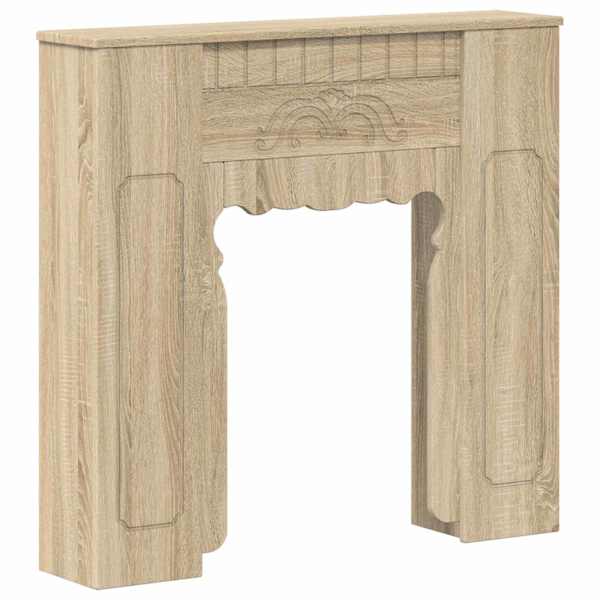 vidaXL Kamina raam Sonoma tamm 93 x 20 x 89 cm Tehispuit