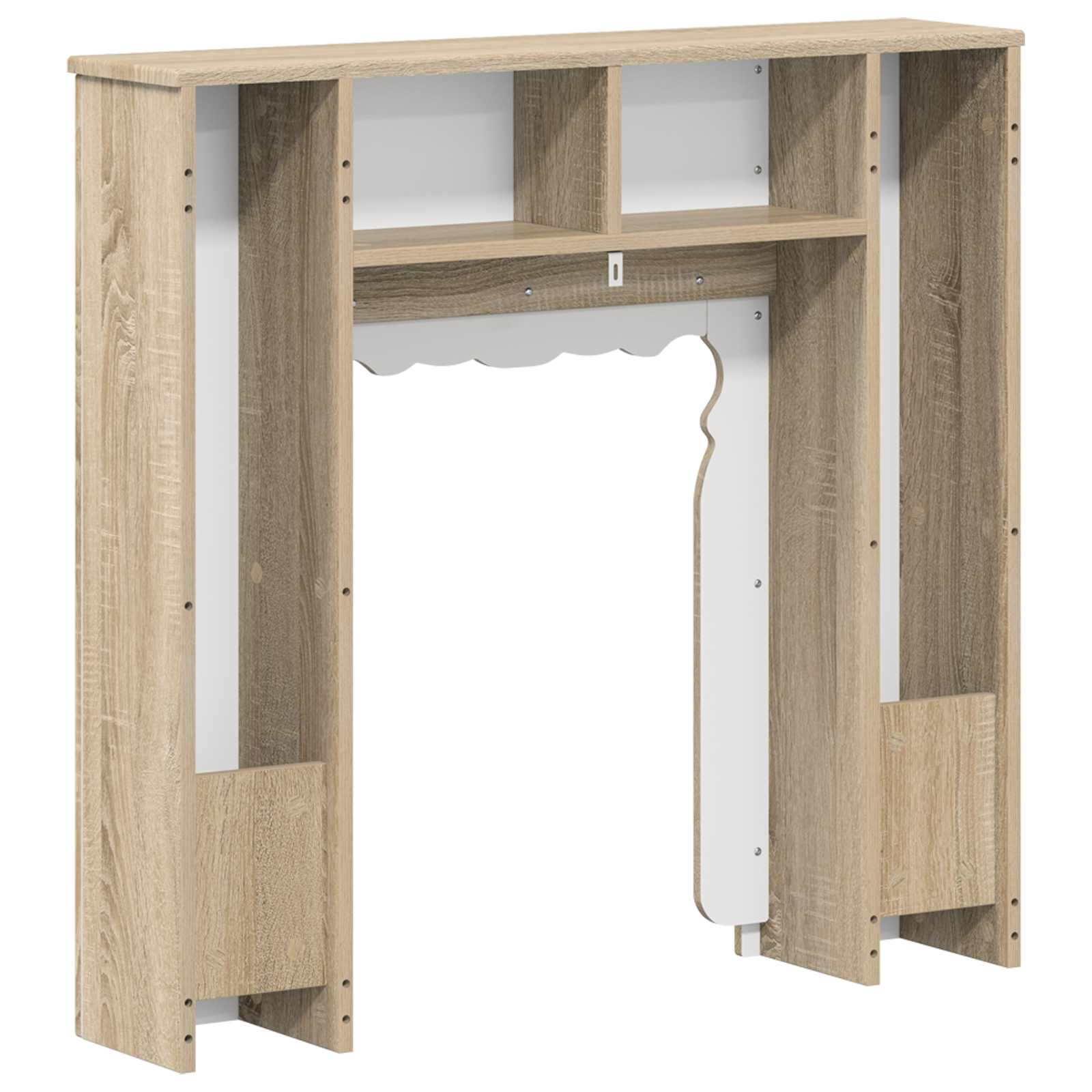 Haardomlijsting Sonoma Eiken 93 x 20 x 89 cm Bewerkt hout image 6
