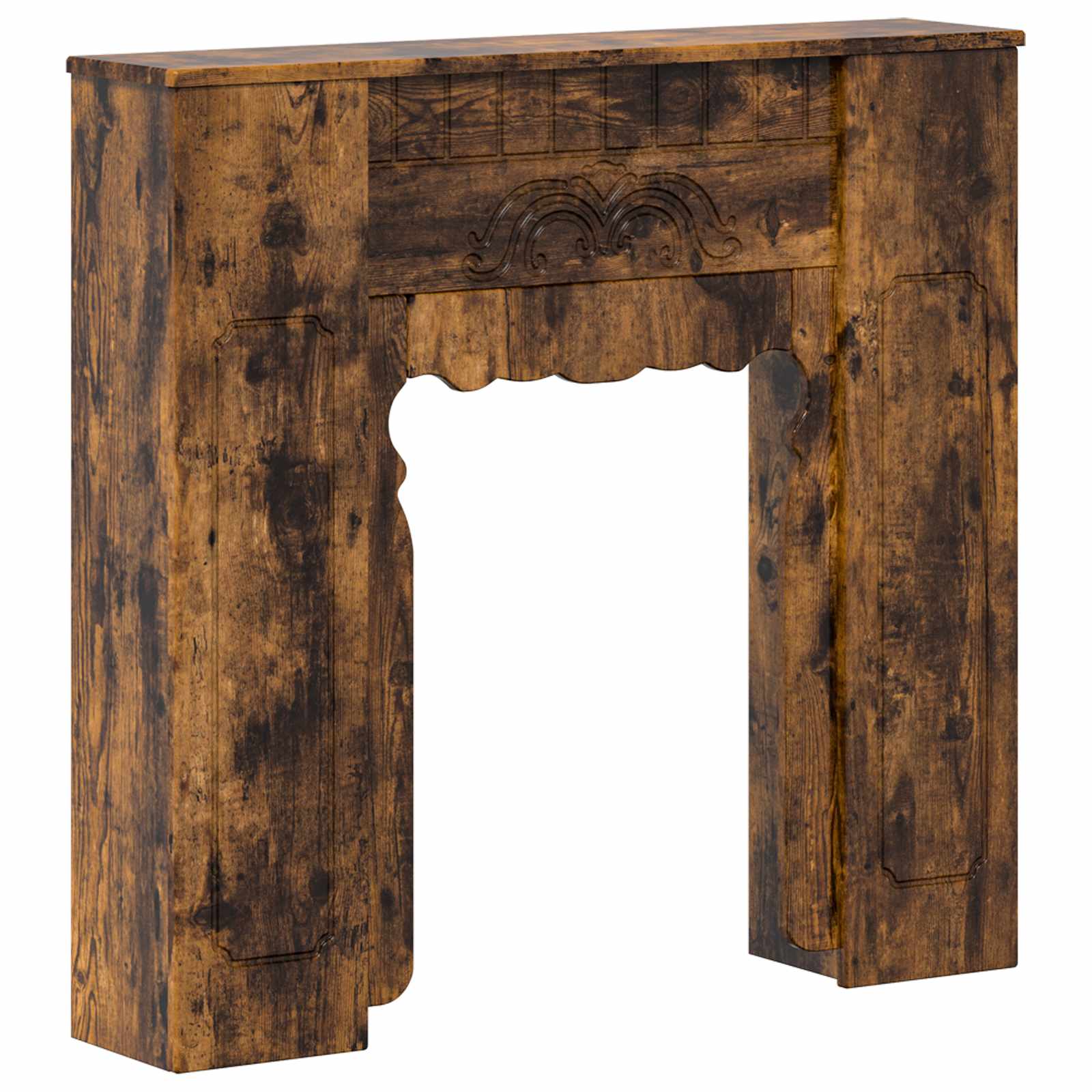 Haardomlijsting Gerookt eiken 93 x 20 x 89 cm Bewerkt hout image 2
