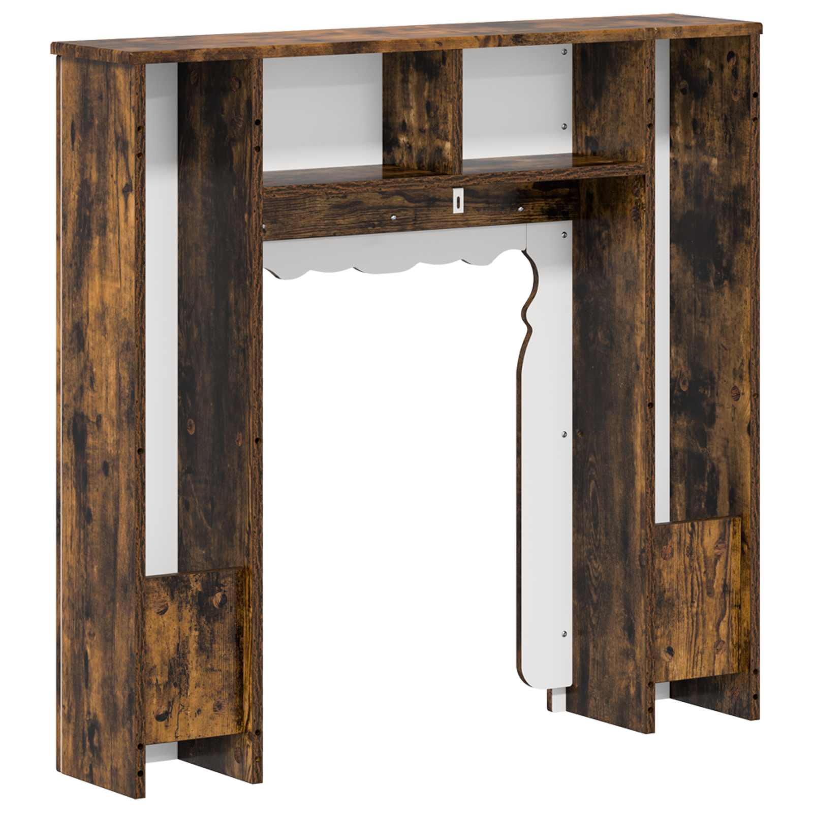 Haardomlijsting Gerookt eiken 93 x 20 x 89 cm Bewerkt hout image 6