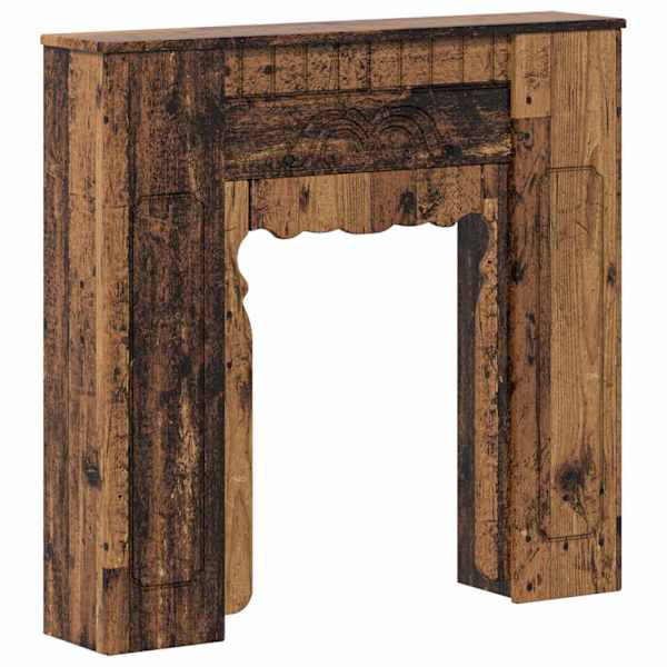 vidaXL Kamina raam Vana puit 93 x 20 x 89 cm Tehispuit