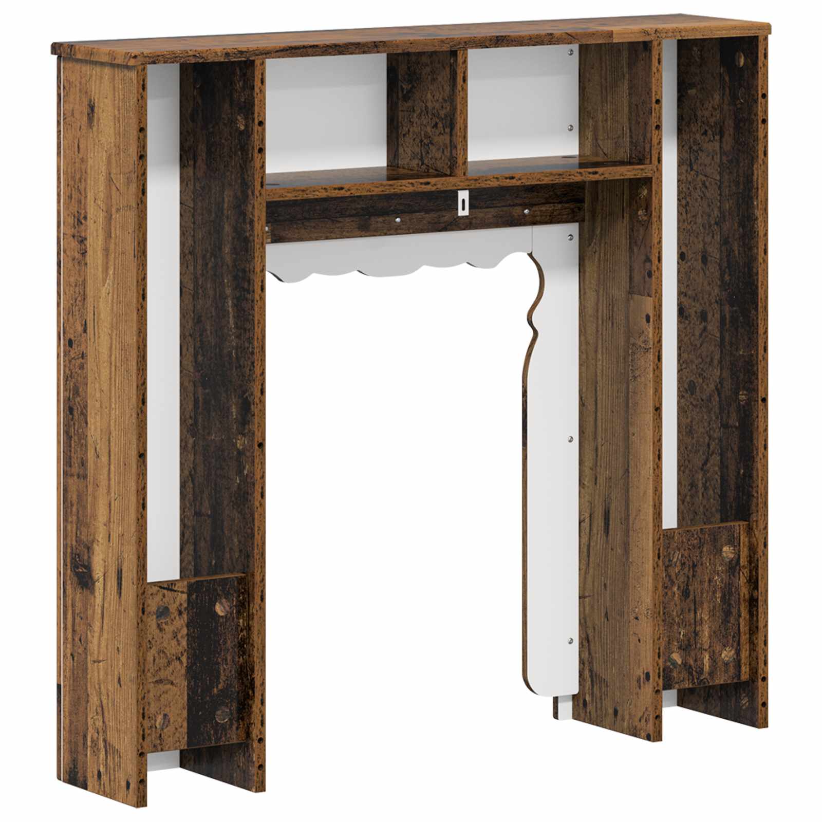 Haardomlijsting Oud hout 93 x 20 x 89 cm Bewerkt hout image 6