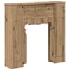 vidaXL Kamina raam Artisan tamm 93 x 20 x 89 cm Tehispuit