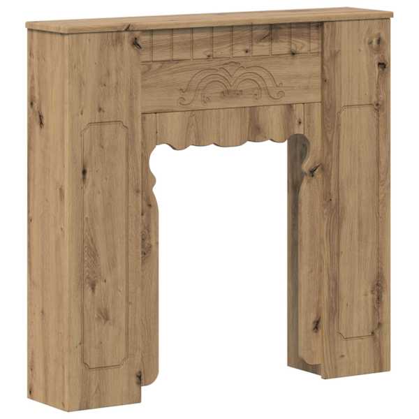 vidaXL Kamina raam Artisan tamm 93 x 20 x 89 cm Tehispuit