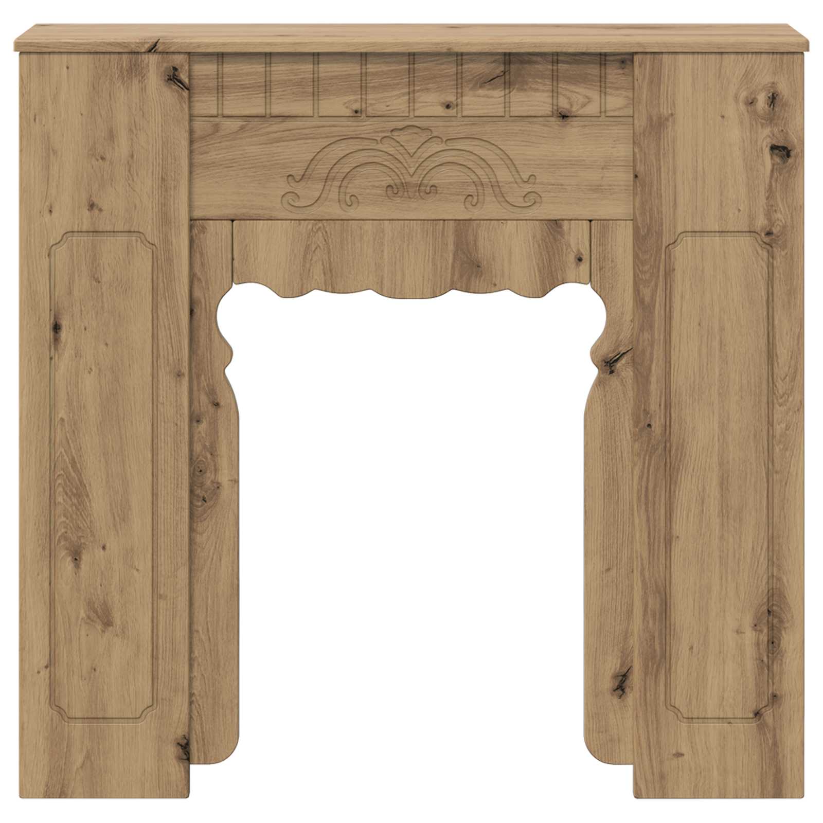 Haardomlijsting Artisanaal eiken 93 x 20 x 89 cm Bewerkt hout image 4