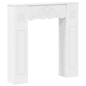 vidaXL Kamina raam Valge 102 x 20 x 102 cm Tehispuit