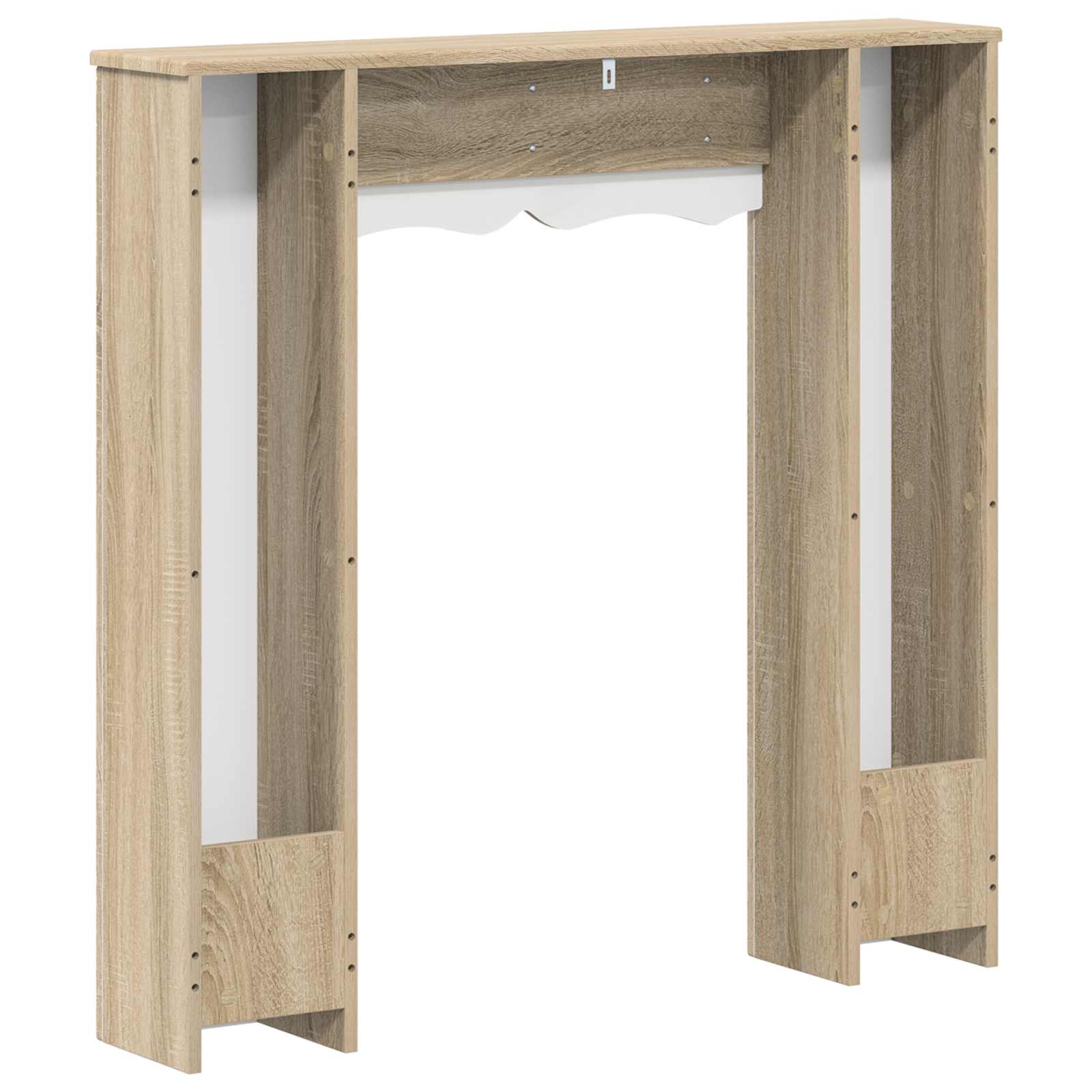 Haardomlijsting Sonoma 102 x 20 x 102 cm Bewerkt hout image 6