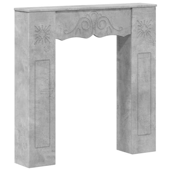 vidaXL Kamina raam Betoonhall 102 x 20 x 102 cm Tehispuit