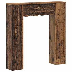 vidaXL Kamina raam Vana puit 102 x 20 x 102 cm Tehispuit