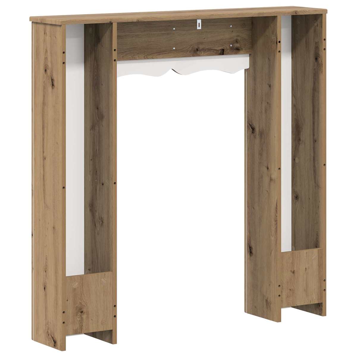 Pejseramme 102 x 20 x 102 cm Konstrueret træ - Billede 6