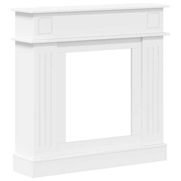 vidaXL Kamina raam Valge 102 x 26 x 100 cm Tehispuit