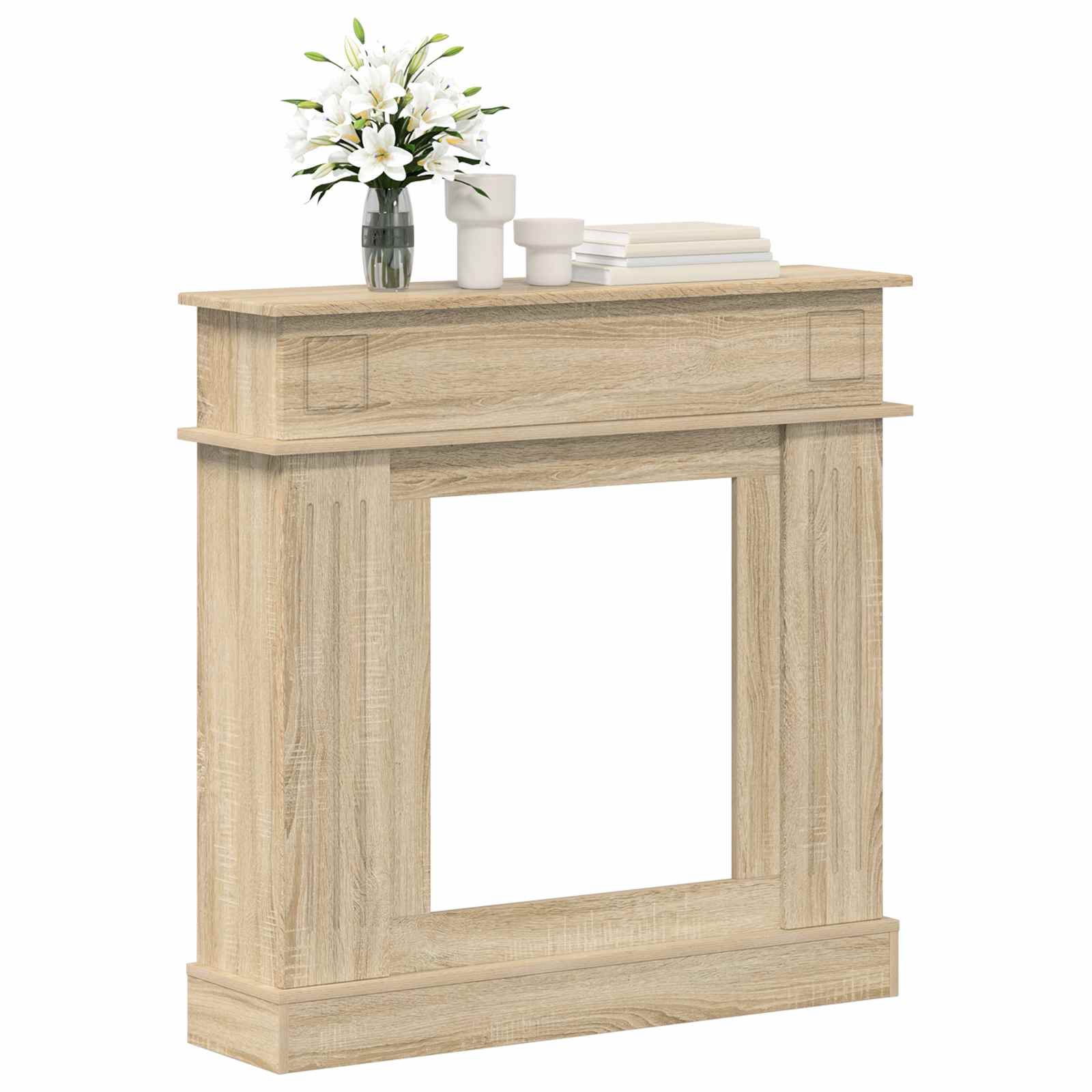 Haardomlijsting Sonoma 102 x 26 x 100 cm Bewerkt hout image 3