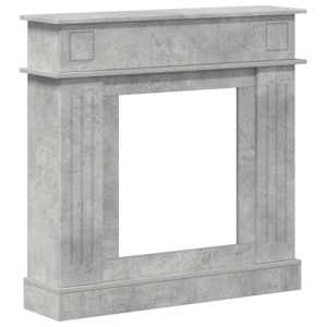 vidaXL Kamina raam Betoonhall 102 x 26 x 100 cm Tehispuit