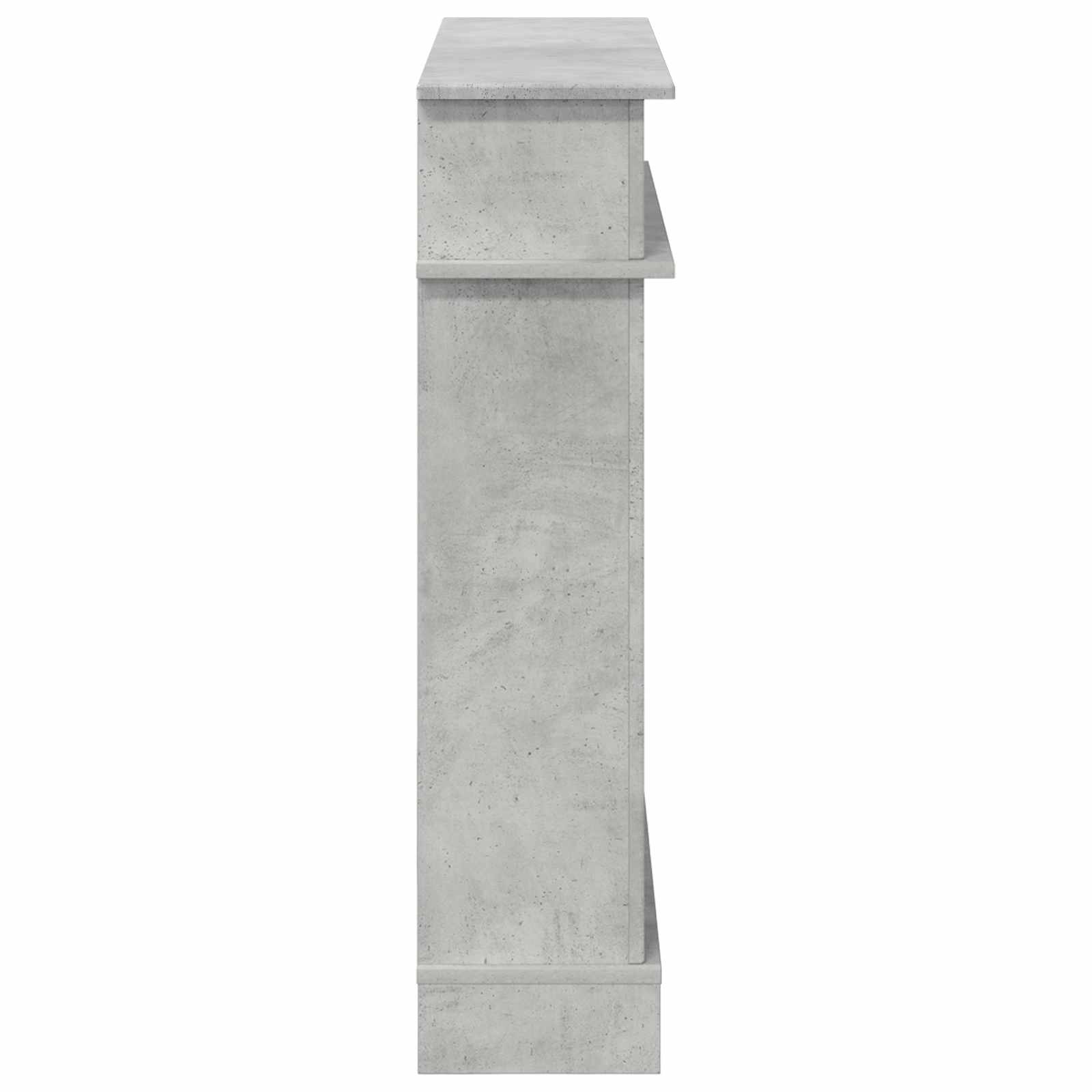 Haardomlijsting Betongrijs 102 x 26 x 100 cm Bewerkt hout image 5