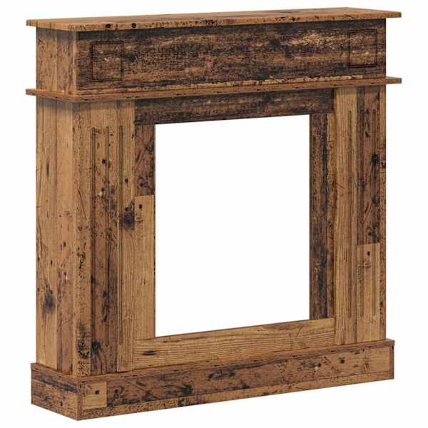 vidaXL Kamina raam Vana puit 102 x 26 x 100 cm Tehispuit