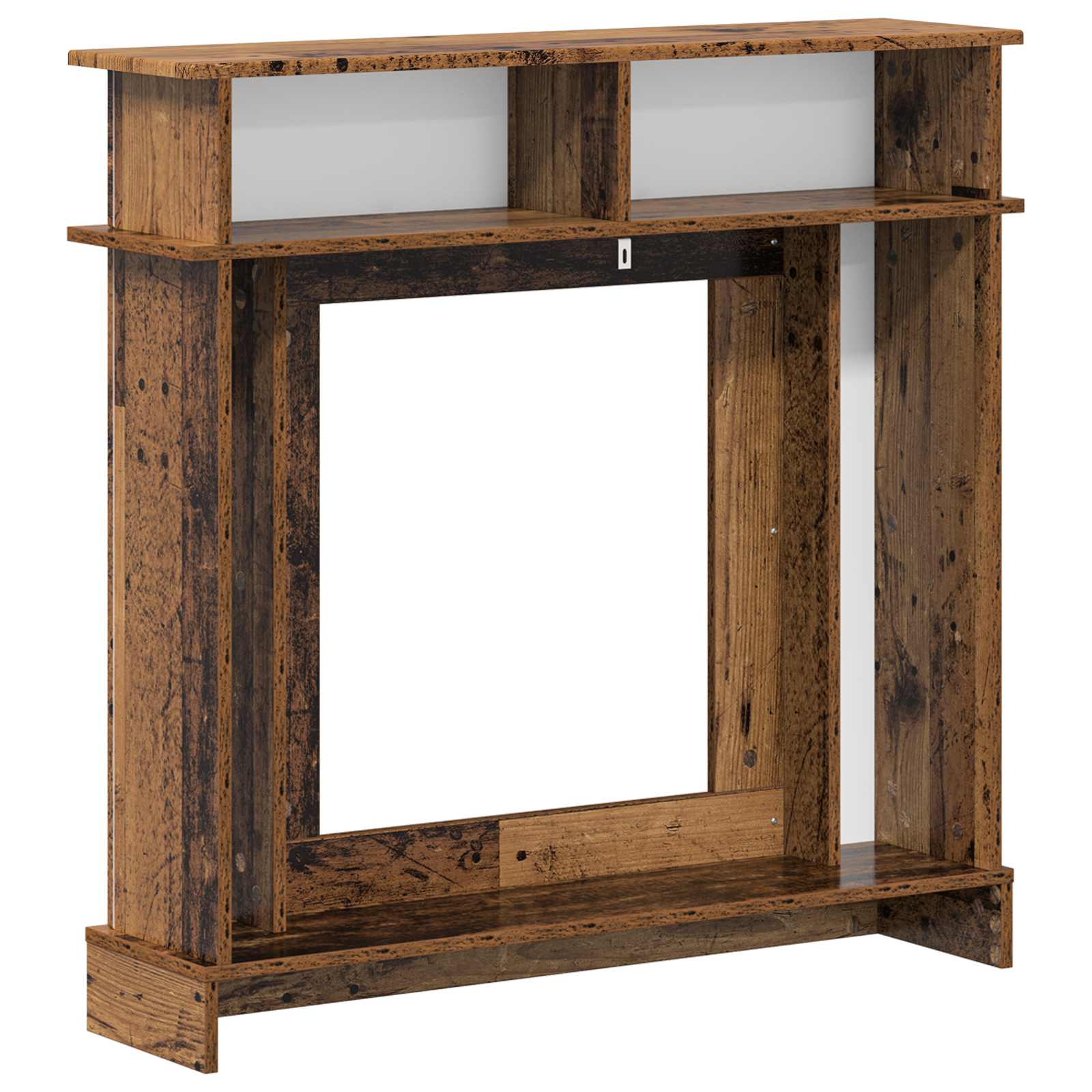 Haardomlijsting Oud hout 102 x 26 x 100 cm Bewerkt hout image 6