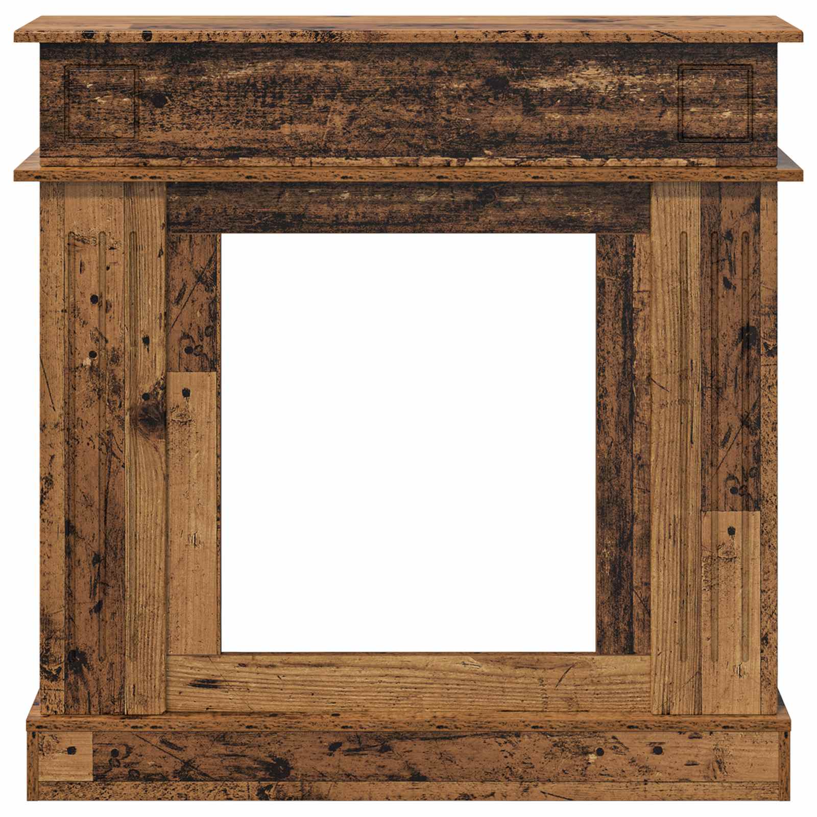 Haardomlijsting Oud hout 102 x 26 x 100 cm Bewerkt hout image 4