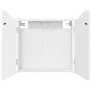 vidaXL Dartboardi kapp Valge 56 x 12 x 63 cm Tehispuit