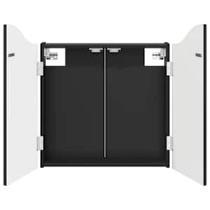 vidaXL Dartboardi kapp Must 56 x 12 x 63 cm Tehispuit