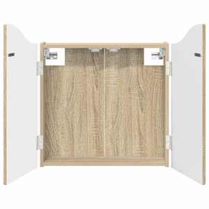 vidaXL Dartboardi kapp Sonoma tamm 56 x 12 x 63 cm Tehispuit