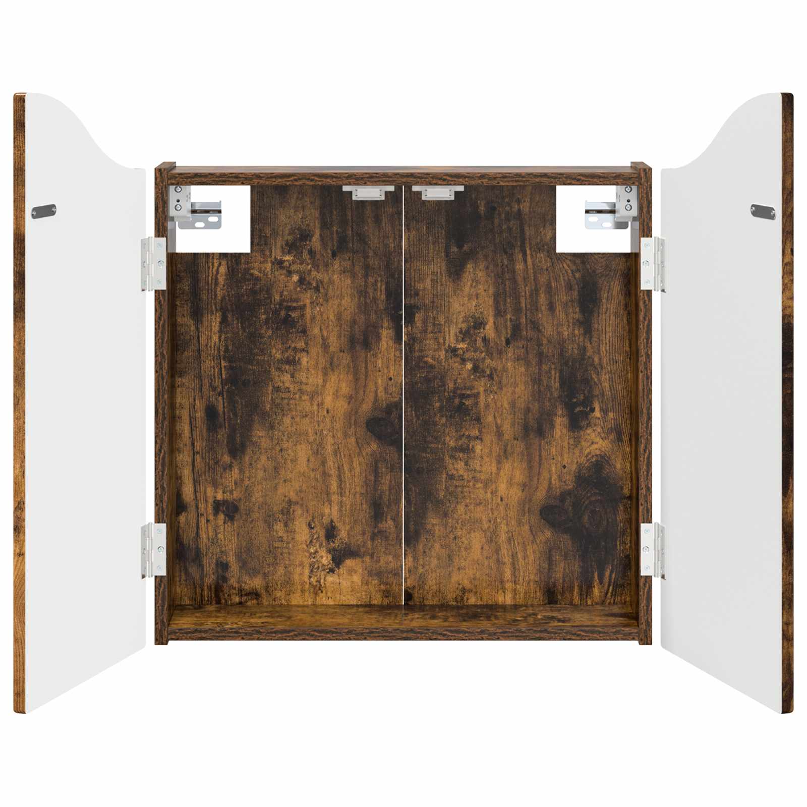 vidaXL Skříň na terče Kouřový dub 56 x 12 x 63 cm Kompozitní dřevo