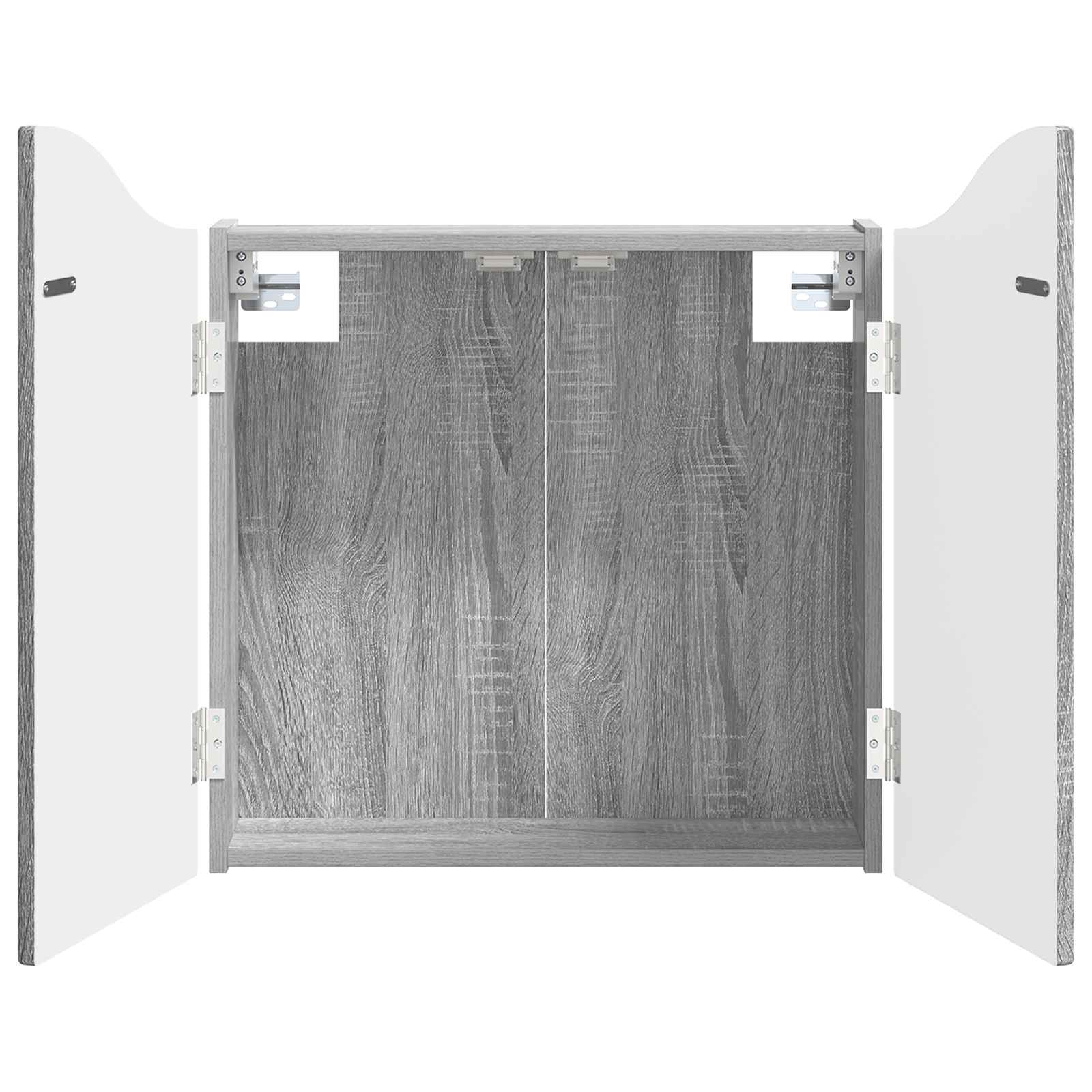 vidaXL Skříň na terče Šedý Sonoma 56 x 12 x 63 cm Kompozitní dřevo