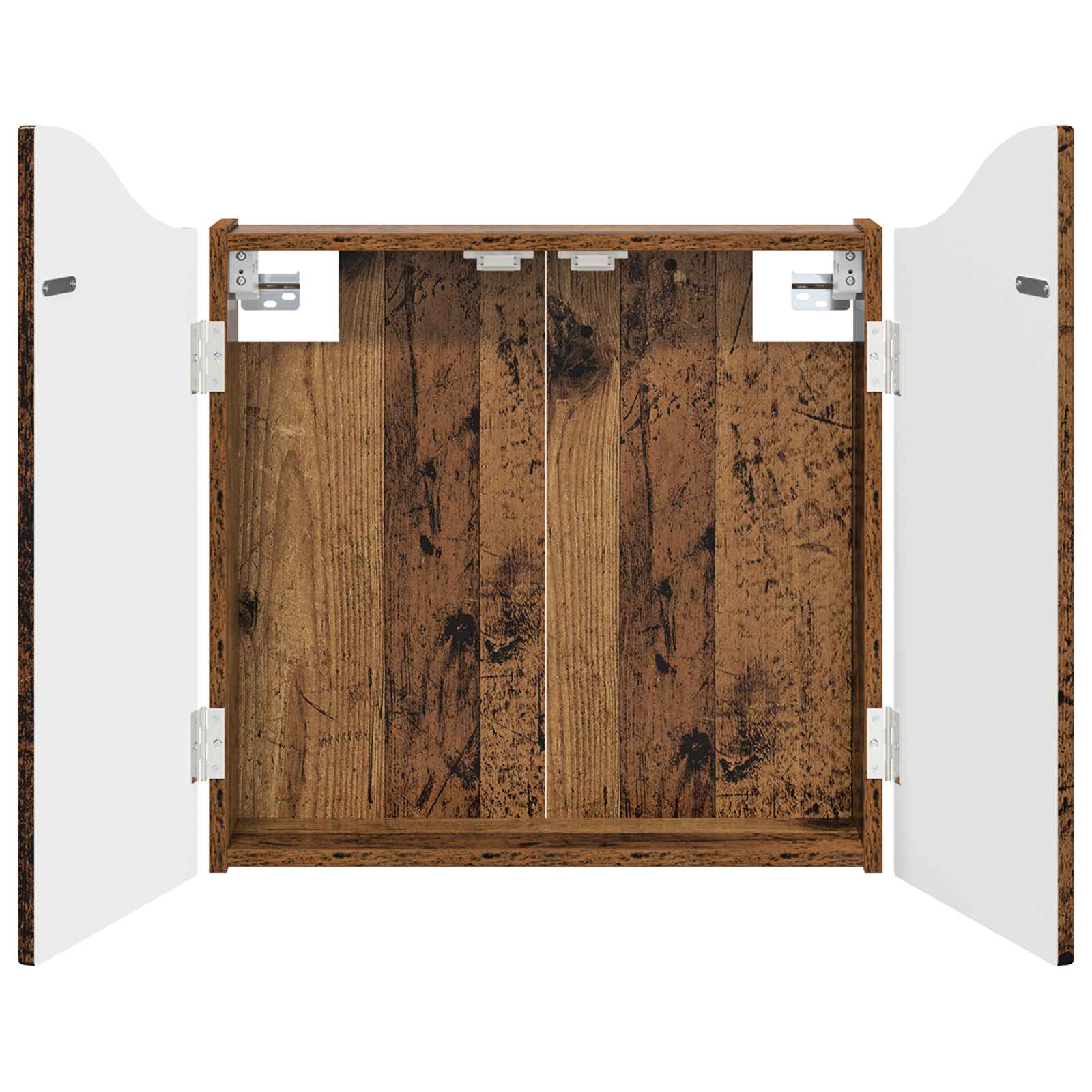 vidaXL Skříň na terče Staré dřevo 56 x 12 x 63 cm Kompozitní dřevo