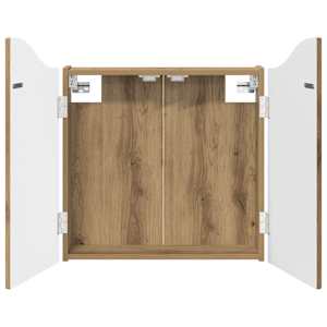 vidaXL Dartboardi kapp Artisan tamm 56 x 12 x 63 cm Tehispuit