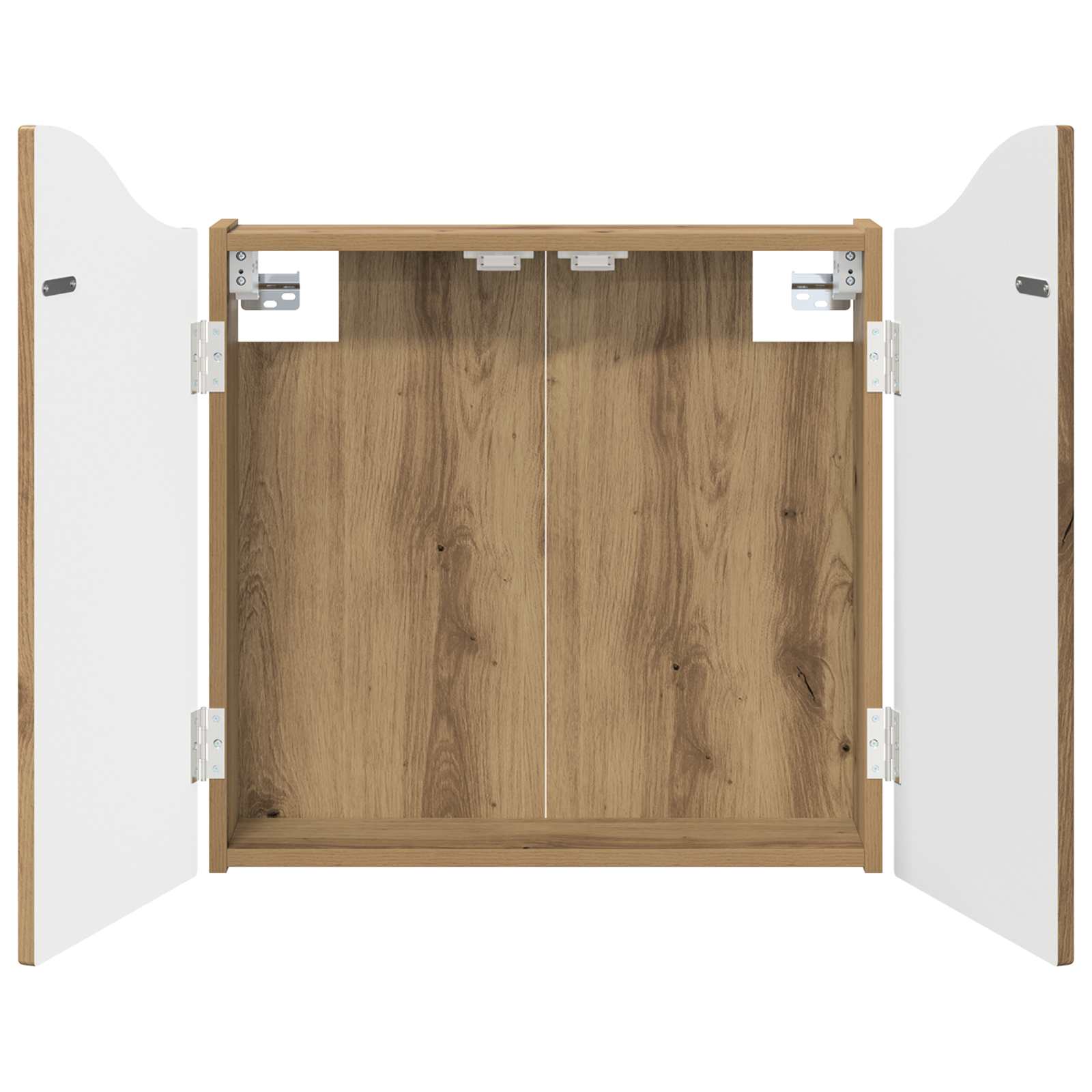 vidaXL Skříň na terče Dub artisan 56 x 12 x 63 cm Kompozitní dřevo