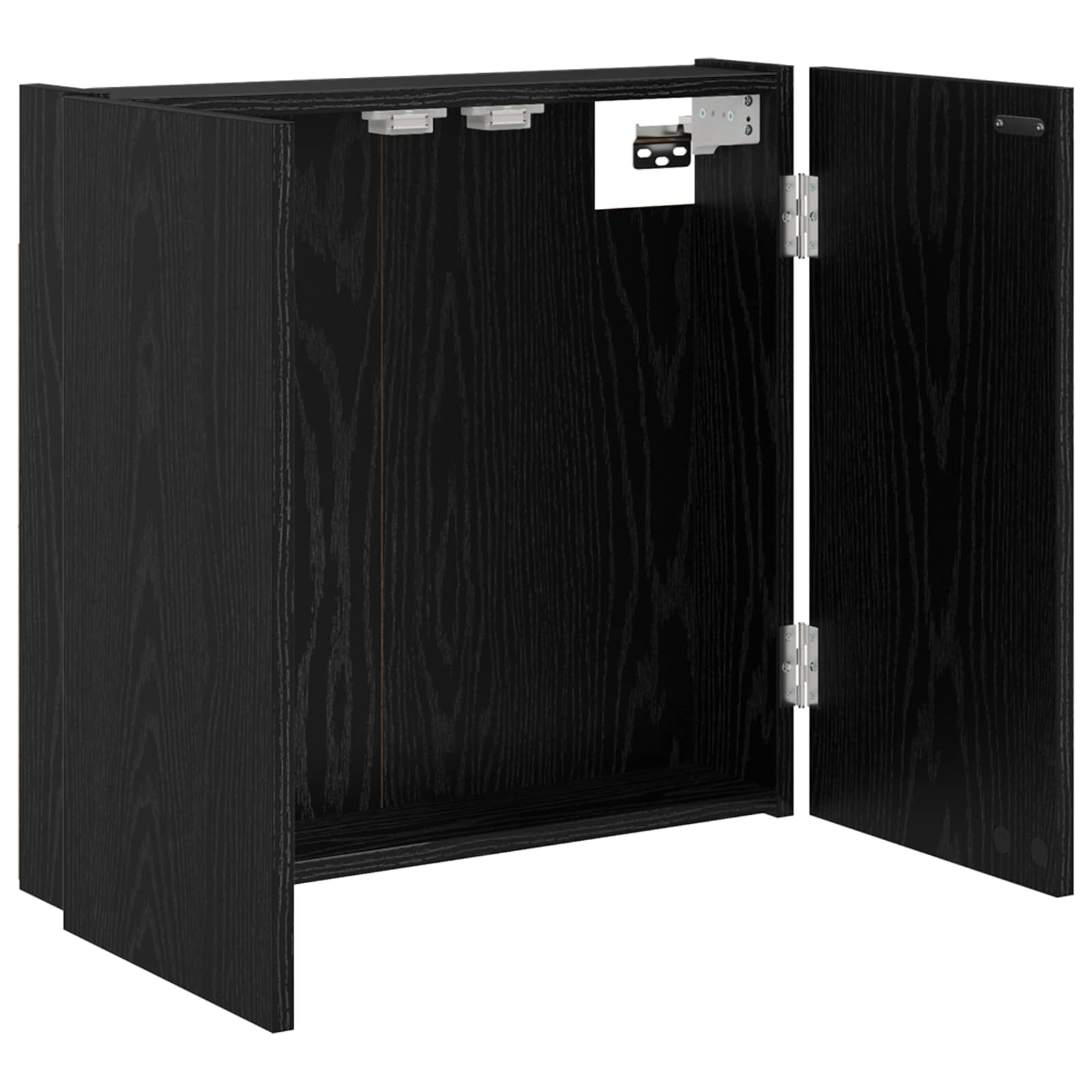 Omara za tarče Črni hrast 56 x 12 x 53,5 cm Inženirski les - slika 4
