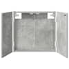 vidaXL Dartboardi kapp Betoonhall 56 x 12 x 53,5 cm Tehispuit