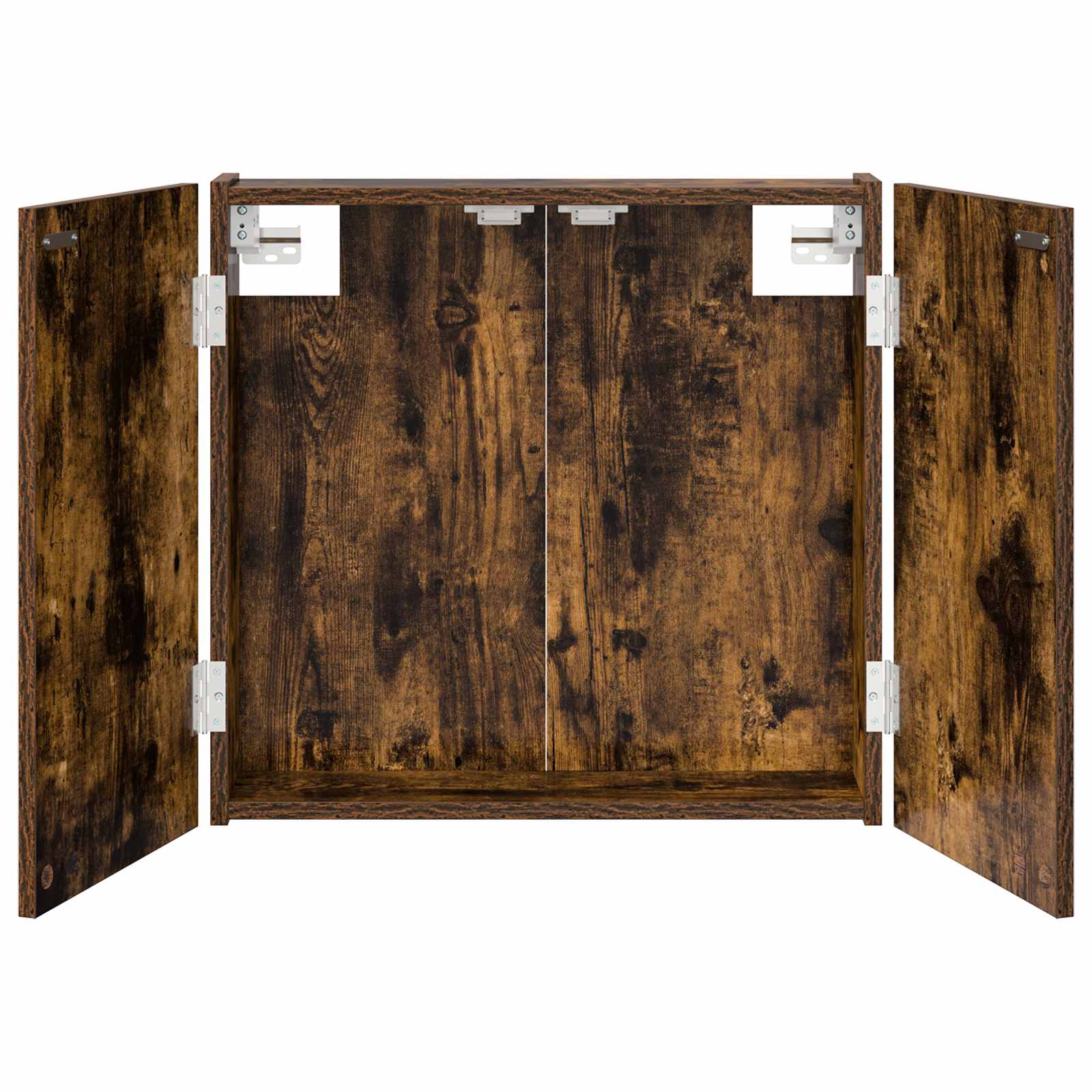 vidaXL Skříň na terče Kouřový dub 56 x 12 x 53,5 cm Kompozitní dřevo