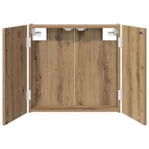 vidaXL Dartboardi kapp Artisan tamm 56 x 12 x 53,5 cm Tehispuit