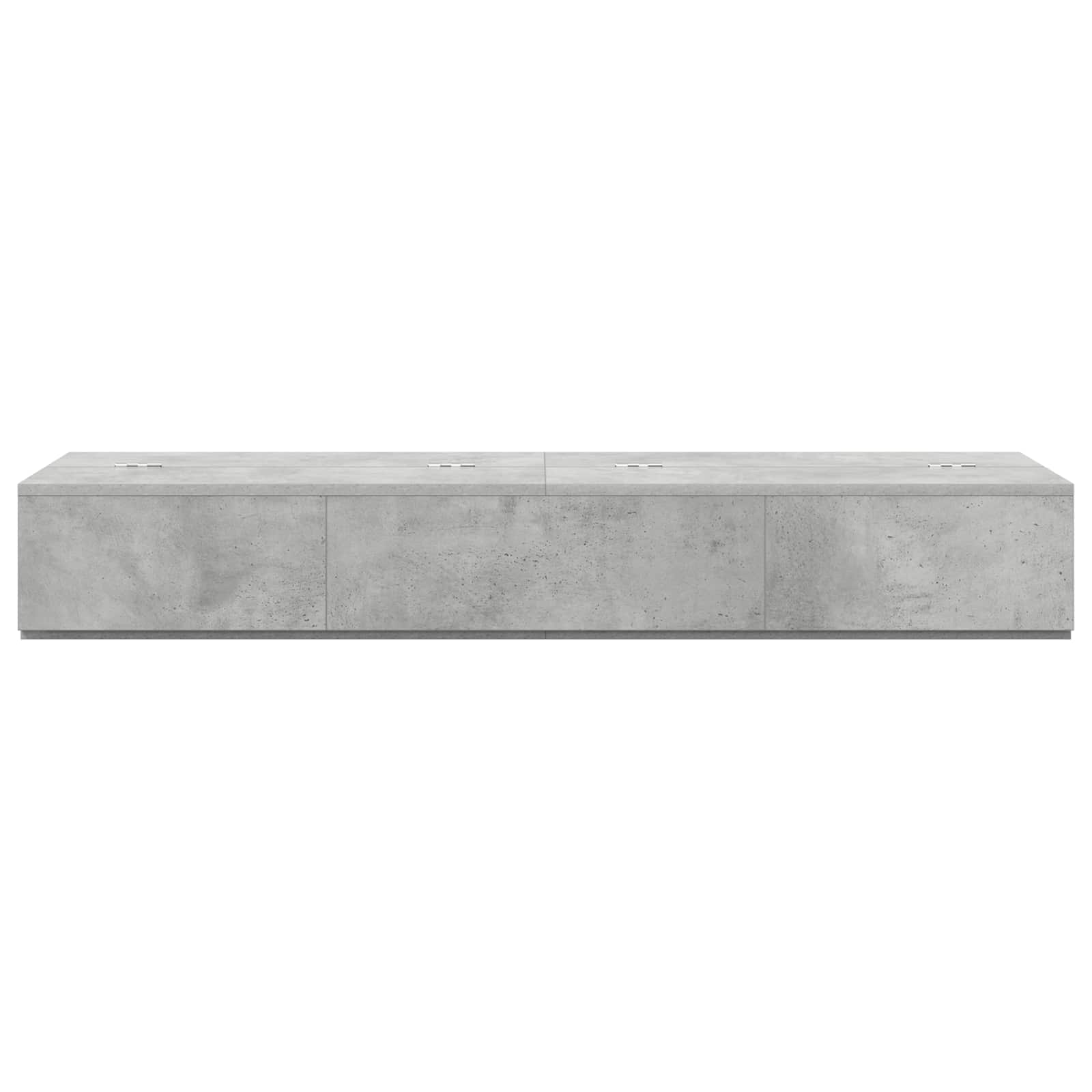 vidaXL studiobureau Betongrijs 152 x 40 x 19,5 cm Bewerkt hout