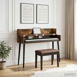 Studio pisalna miza Dimljen hrast 130 x 40 x 19,5 cm
