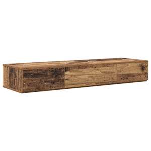 vidaXL Stuudio laud Vana puit 130 x 40 x 19,5 cm Tehispuit