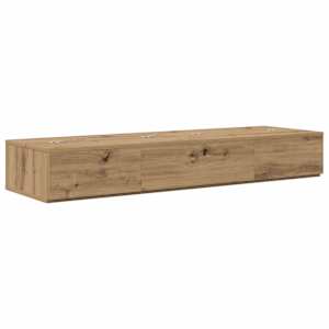 vidaXL Stuudio laud Artisan tamm 130 x 40 x 19,5 cm Tehispuit
