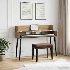Studio pisalna miza Artisan hrast 110 x 40 x 19,5 cm